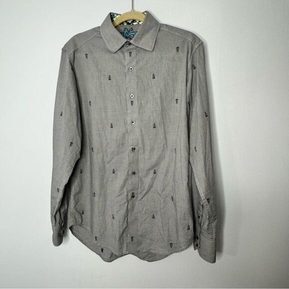 Robert Graham button down shirt size small - Picture 1 of 8